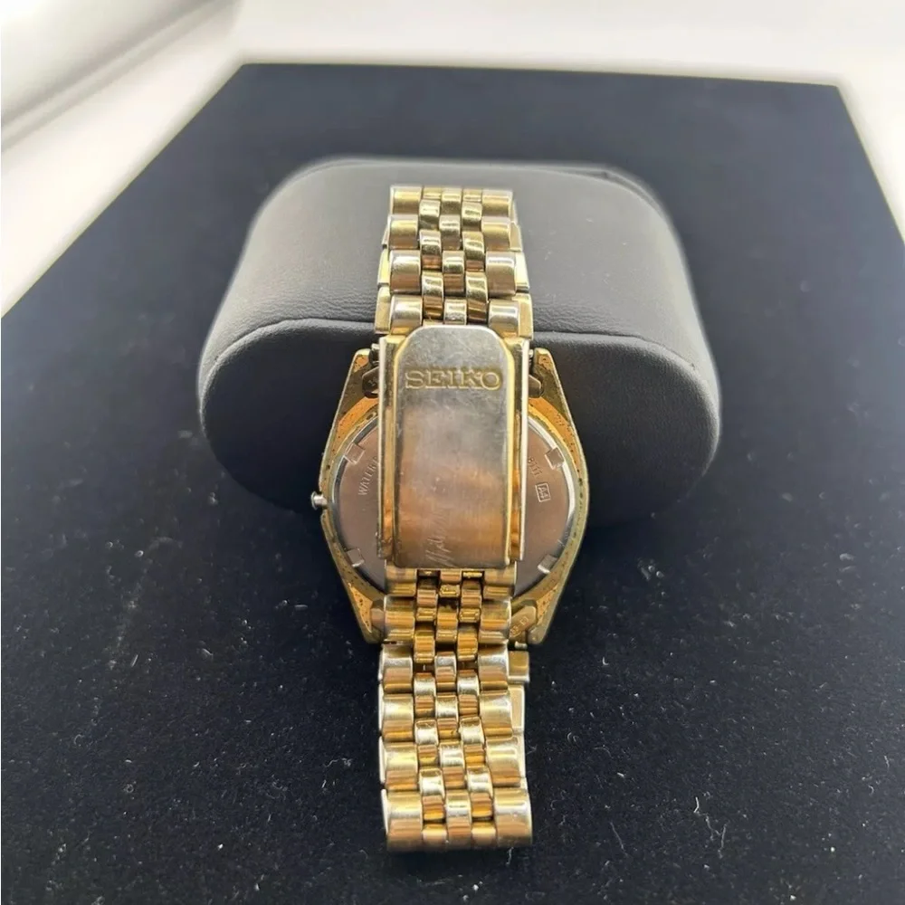 Rare Vintage Seiko SGF206 Men’s Gold Watch New Battery #32